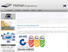 Tablet Screenshot of holman.com.au